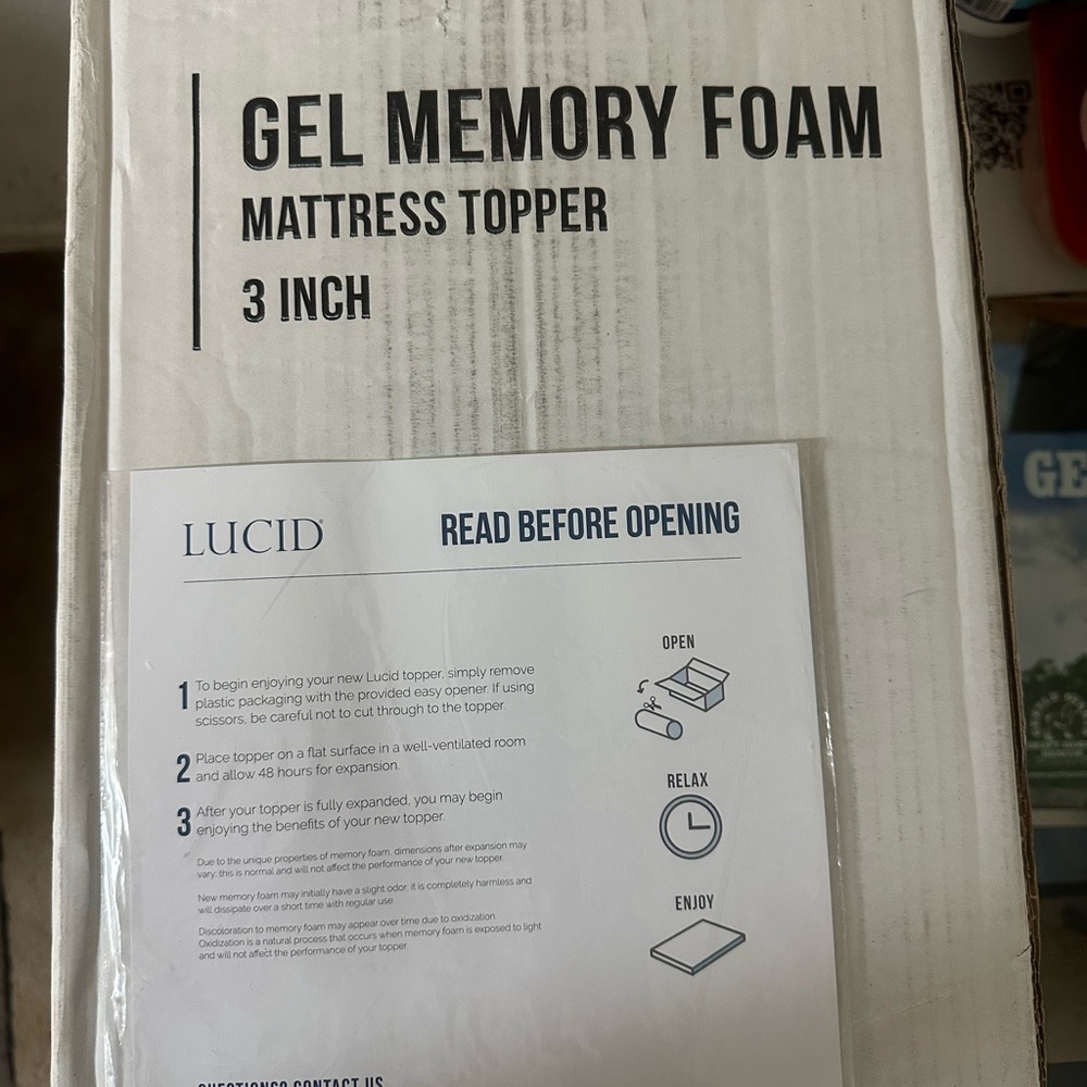 COPY - Twin XL Mattress topper NIB